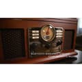 Miniatyrbild 4 av 5: VICTROLA Classic 6 i 1 stereo vinyl skivspelare - Mahogny - Radio, kassett, CD-spelare - 2 års garanti