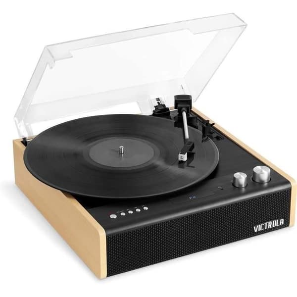 Plattspelare - Victrola - VTA72 - Bluetooth - Ultralätt - Bambu