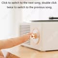 Miniatyrbild 4 av 4: TD® Atomic vinylskivspelare Bluetooth-ljud trådlös liten stålpipa Bluetooth vinylskivspelare Bluetooth-högtalare