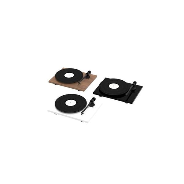 Bluetooth-skivspelare - PRO-JECT - T1 Evo BT - Inbyggd förförstärkare - Ortofon OM10-pickup - Valnöt