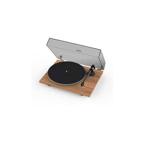 Bluetooth-skivspelare - PRO-JECT - T1 Evo BT - Inbyggd förförstärkare - Ortofon OM10-pickup - Valnöt