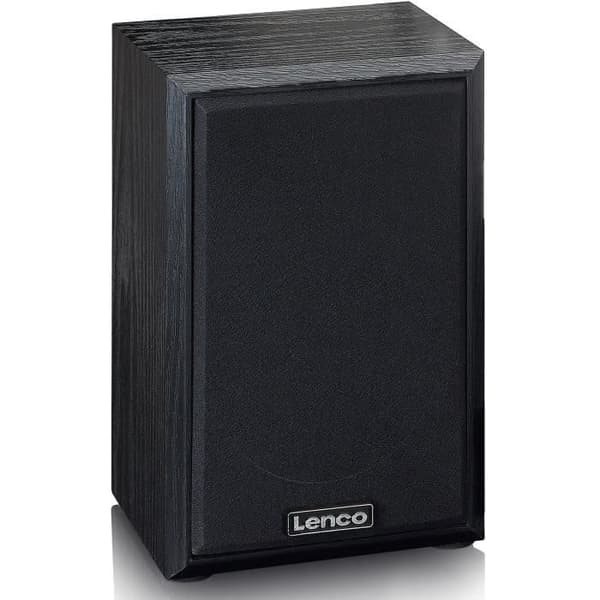 Vinyl skivspelare - LENCO - LS-101BK - 2 högtalare, Bluetooth 5.0, Trä
