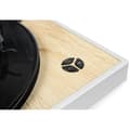 Miniatyrbild 2 av 6: THOMSON TT301 vinyl skivspelare - Trä och vit design - Audio-Technica AT3600L läshuvud - 33 och 45 rpm