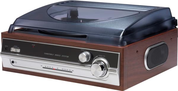 Denver VPR-190 Retro-pladespiller med FM-radio og indbyggede højttalere