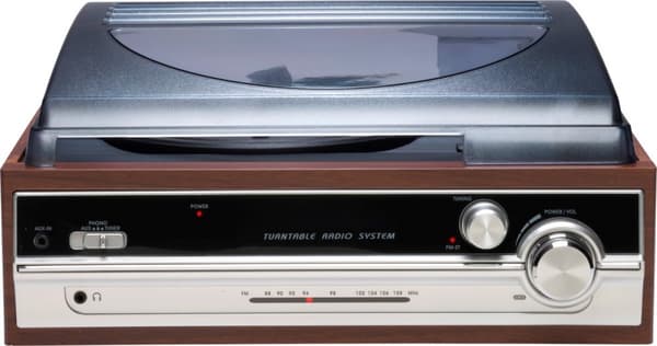 Denver VPR-190 Retro-pladespiller med FM-radio og indbyggede højttalere