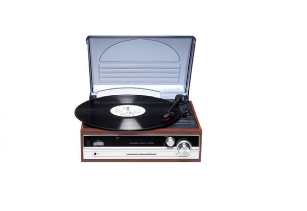 Denver VPR-190 Retro-pladespiller med FM-radio og indbyggede højttalere