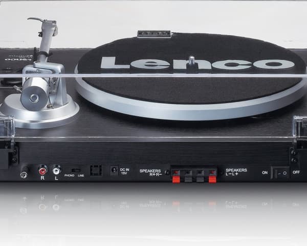 Lenco LS-500BK - HiFi-skivspelare med högtalarset