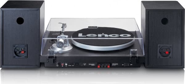 Lenco LS-500BK - HiFi-skivspelare med högtalarset