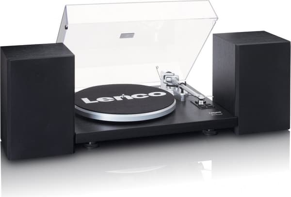 Lenco LS-500BK - HiFi-skivspelare med högtalarset