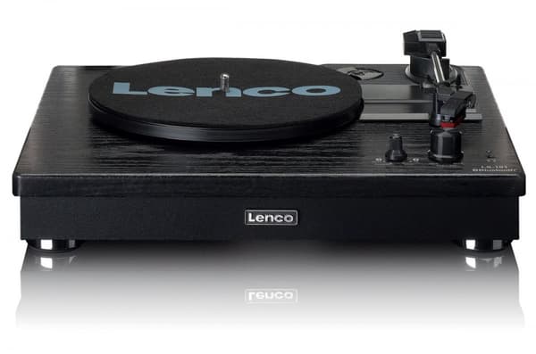 Lenco LS-101BK pladespiller med Bluetooth-højttalere