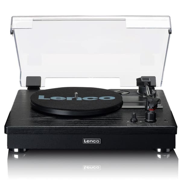 Lenco LS-101BK pladespiller med Bluetooth-højttalere