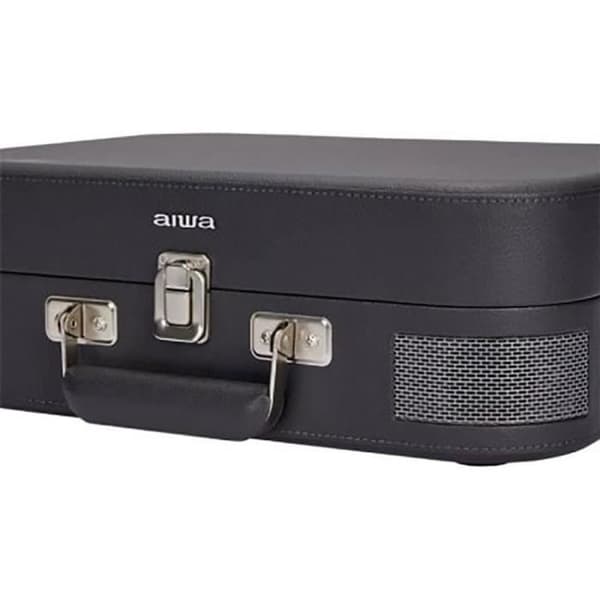 Vintage Skivspelare - Aiwa - VPX-1951TN - Bluetooth - MP3-Spelare - Väska i Syntetiskt Läder