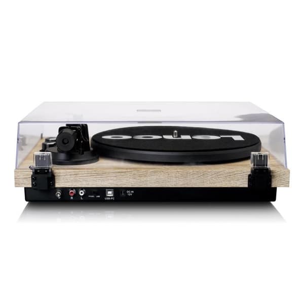 LENCO LBT-188 Vinyl skivspelare - Bluetooth/USB-anslutning - Trä