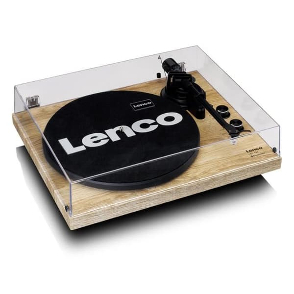 LENCO LBT-188 Vinyl skivspelare - Bluetooth/USB-anslutning - Trä