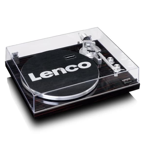 LENCO LBT-188 Vinyl skivspelare - Bluetooth/USB-anslutning - Hasselnötsfärg