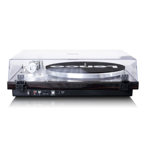 LENCO LBT-188 Vinyl skivspelare - Bluetooth/USB-anslutning - Hasselnötsfärg