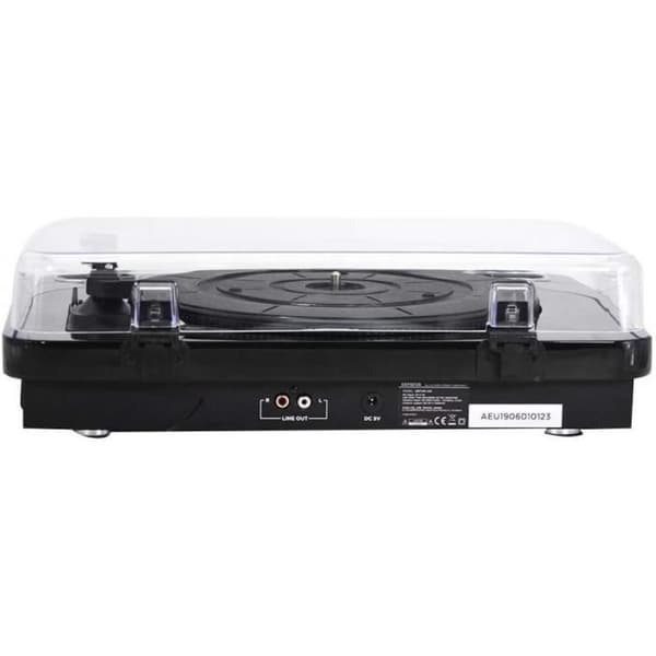 Aiwa GBTUR-120BK/MKII svart skivspelare med digitizer och Bluetooth - 3 hastigheter