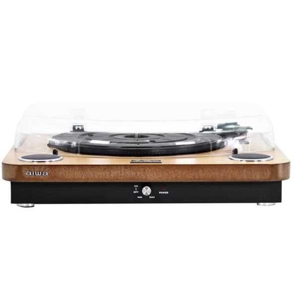 Skivspelare - Aiwa - GBTUR-120WD - Bluetooth - Digitaliserare - FM-radio