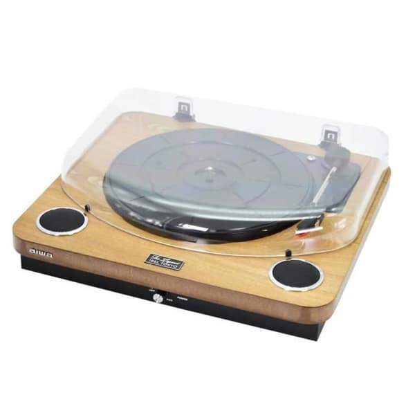 Skivspelare - Aiwa - GBTUR-120WD - Bluetooth - Digitaliserare - FM-radio