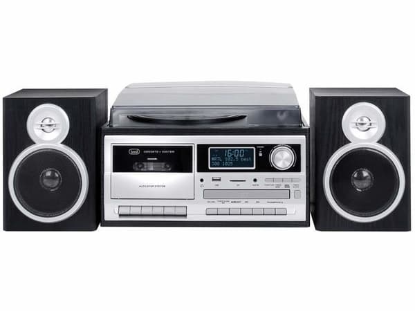 Platina vinyl - Trevi - TT 1072 DAB - 3 hastigheter - Bluetooth - Kassettdäck