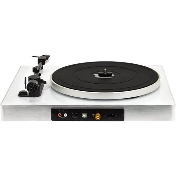 Aiwa APX-680BT/WT Bluetooth skivspelare vit 2 hastigheter 33/45 rpm, magnetiska aluminiumkapslar