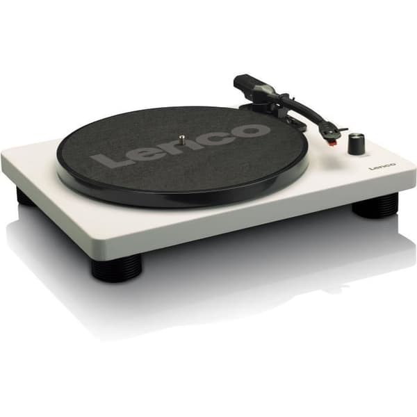 Skivspelare - LENCO - LS-50GY - Integrerade högtalare, USB, 33/45/78 RPM, Grå