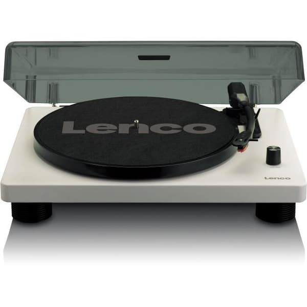 Skivspelare - LENCO - LS-50GY - Integrerade högtalare, USB, 33/45/78 RPM, Grå