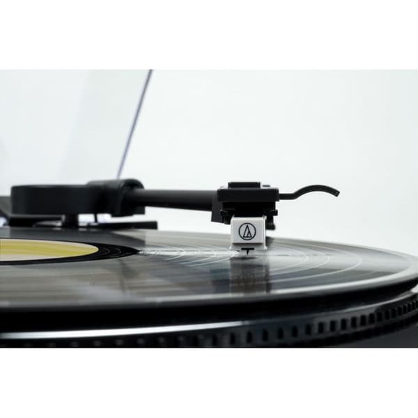 Automatisk vinylspelare Remdriven - Vit