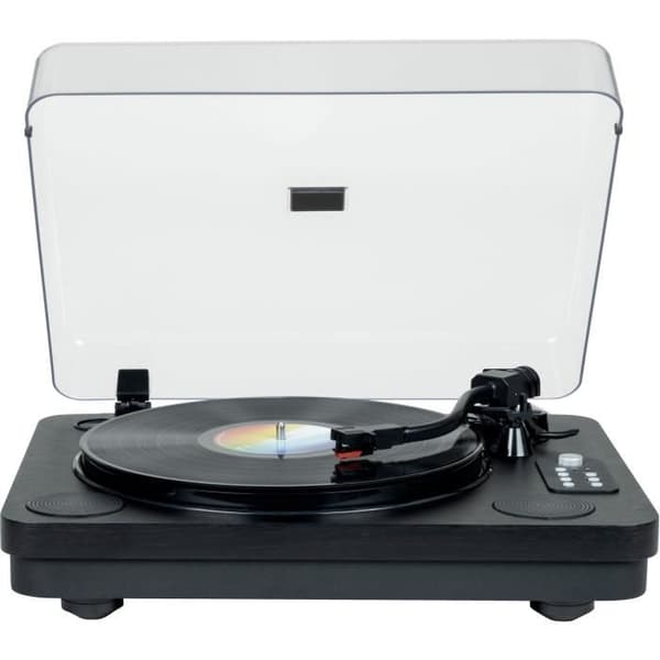 Bluetooth-skivspelare för vinyl - THOMSON - TT650BT - USB-inspelning - 2 högtalare - Svart