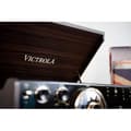 Miniatyrbild 3 av 6: VICTROLA EMPIRE Vinyl skivspelare - 6 i 1 - Espresso - Radio, Kassett, CD, Bluetooth - Svart