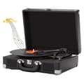 Miniatyrbillede 1 af 2: MAIO Pladespiller, 3-hastigheds remdrevet pladespiller, Bluetooth-forbindelse,sort farve