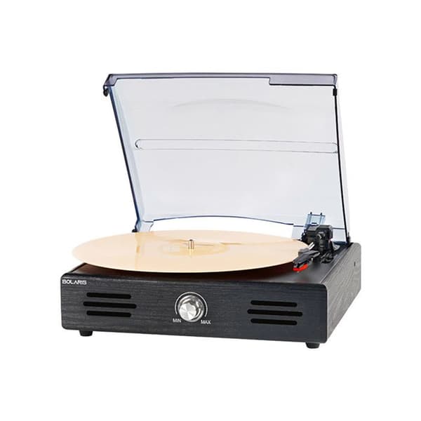 Platinumsnurrspelare Vinyl Oxford Bluetooth 5.0 med Svart Högtalare