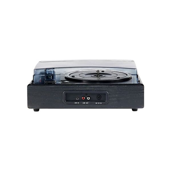 Platinumsnurrspelare Vinyl Oxford Bluetooth 5.0 med Svart Högtalare