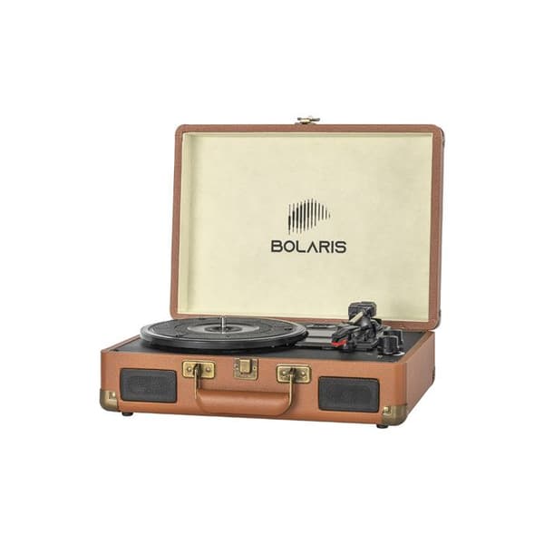 Platinavinylen Modell Bolaris 3 W Bluetooth Portabel med Bruna Högtalare