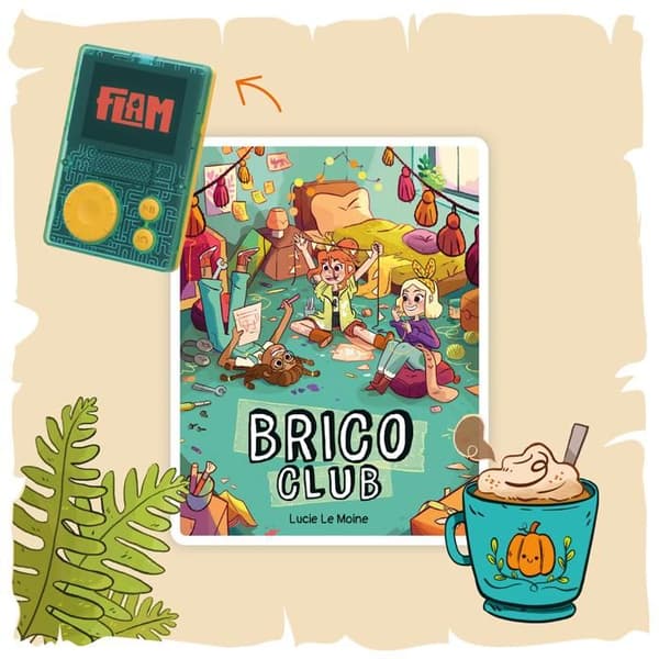 Educational Console - Le brico-club box set - Lunii - Interaktiv ljudbok från 7 år att lyssna på på FLAM