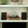 Miniatyrbild 5 av 6: Lenco LS-480WD - Bluetooth® skivspelare med två externa högtalare och 2 x 30 watt RMS, trä
