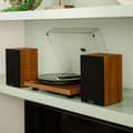 Miniatyrbild 6 av 6: Lenco LS-480WD - Bluetooth® skivspelare med två externa högtalare och 2 x 30 watt RMS, trä