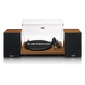 Miniatyrbild 1 av 6: Lenco LS-480WD - Bluetooth® skivspelare med två externa högtalare och 2 x 30 watt RMS, trä