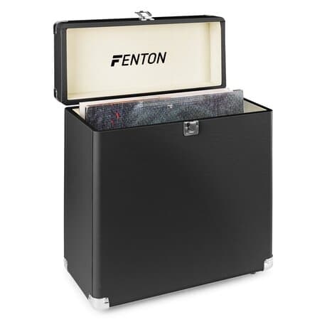 Fenton Vinylcase för ca 30 vinylskivor, svart