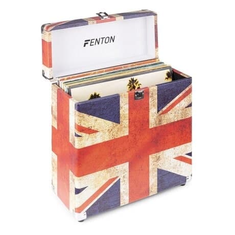RC30 Vinyl skiv case UK flagga