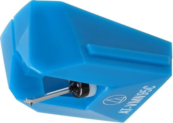Audio-Technica VM95C - Dual Moving Magnet Cartridge, Tapered Bonded Tip, 1-2" Mount, 20 Hz till 20 kHz Kabel - Adapter