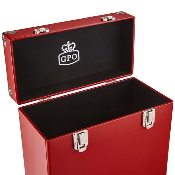 Valisett Vinyle 33 varv GPO VINYL CASE GPO RETRO Röd