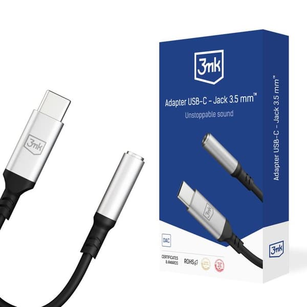 Accessoarer - USB-C-adapter 3mk - Jack 3,5 mm