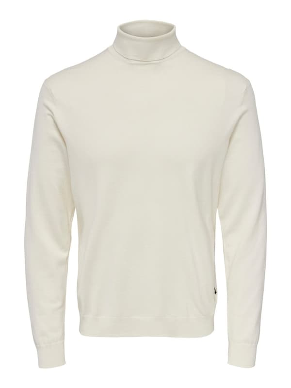 Only & Sons - onsWyler Roll Neck Offwhite M