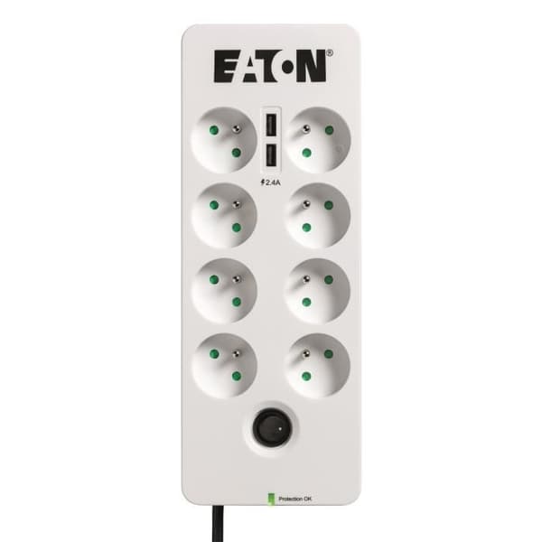 EATON Surge Suppressor / Protector - Skyddslåda - 8 x FR - 2,50 kVA - 230 V AC ingång