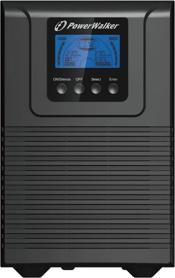 PowerWalker VFI 1000 TG kaksoismuunnos (online) 1 kVA 900 W 4 AC lähtö(ä)