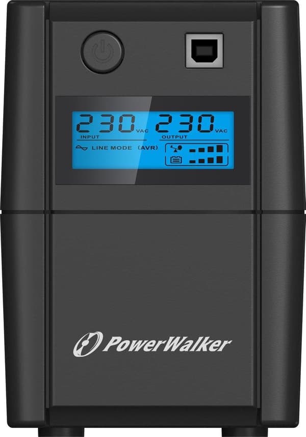 PowerWalker VI 650 SHL Schuko Line interaktiv 0,65 kVA 360 W 2 AC-udgang(er)