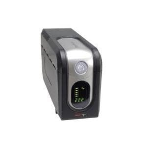 ROLINE DesignSecure 625 - Line Interactive UPS (19.40.1206) Sort, Sølv