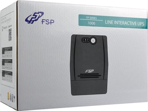 FSP/Fortron FP 1000 Line-Interactive 1000VA 4AC pistorasia(t) Mini Tower Black UPS