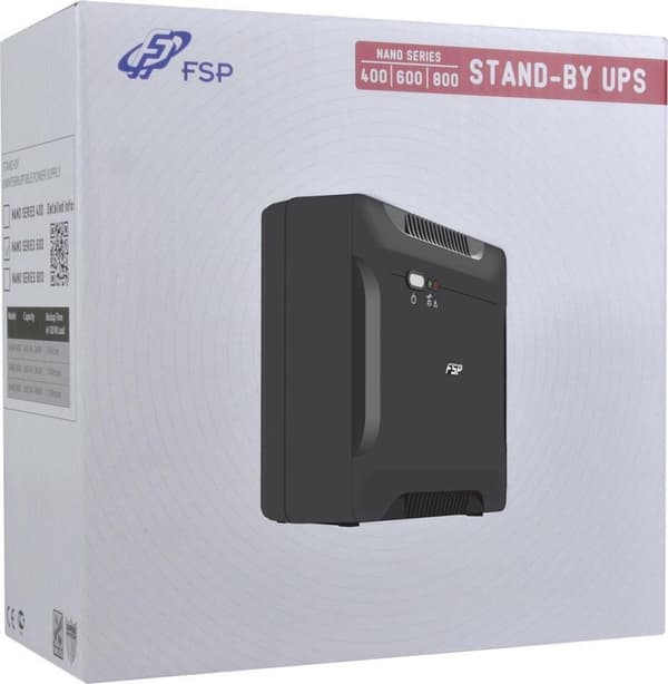 FSP/Fortron Nano 600 0,6 kVA 360 W 2 AC-udgang(er)